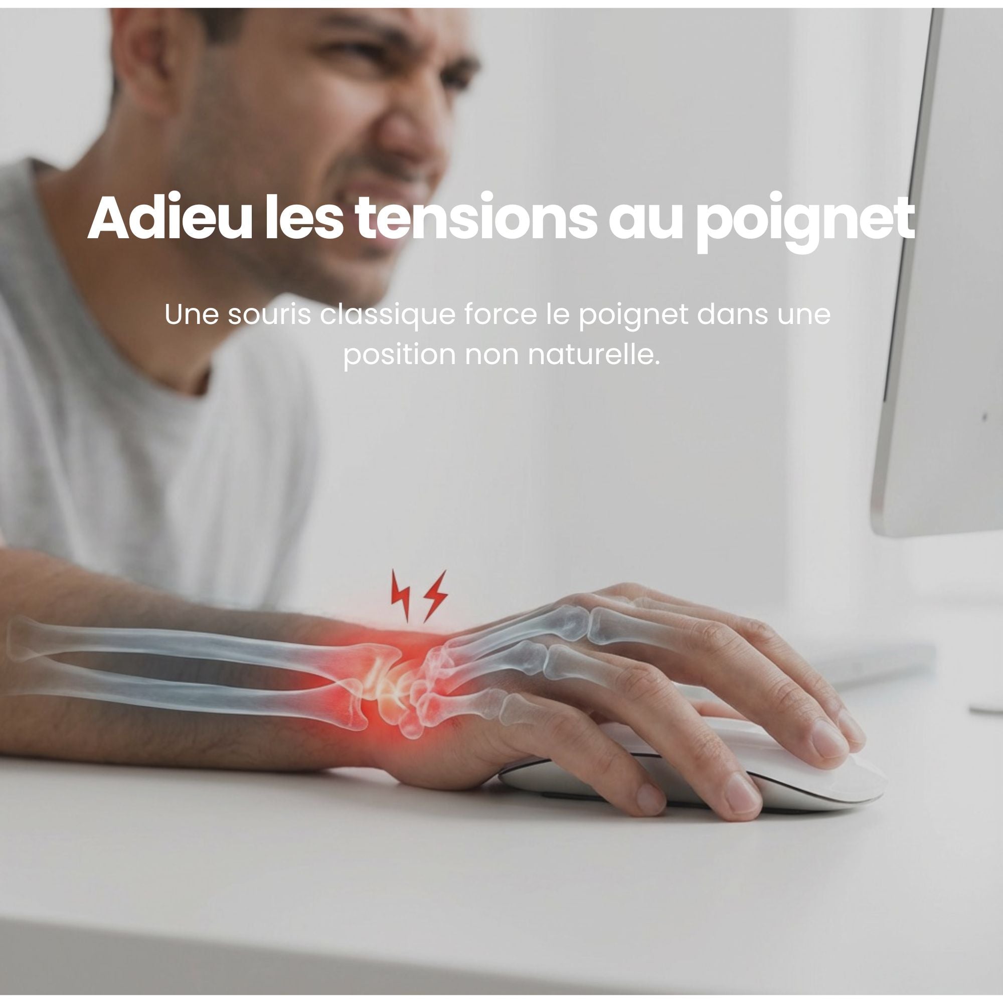 Souris ergonomique sans fil