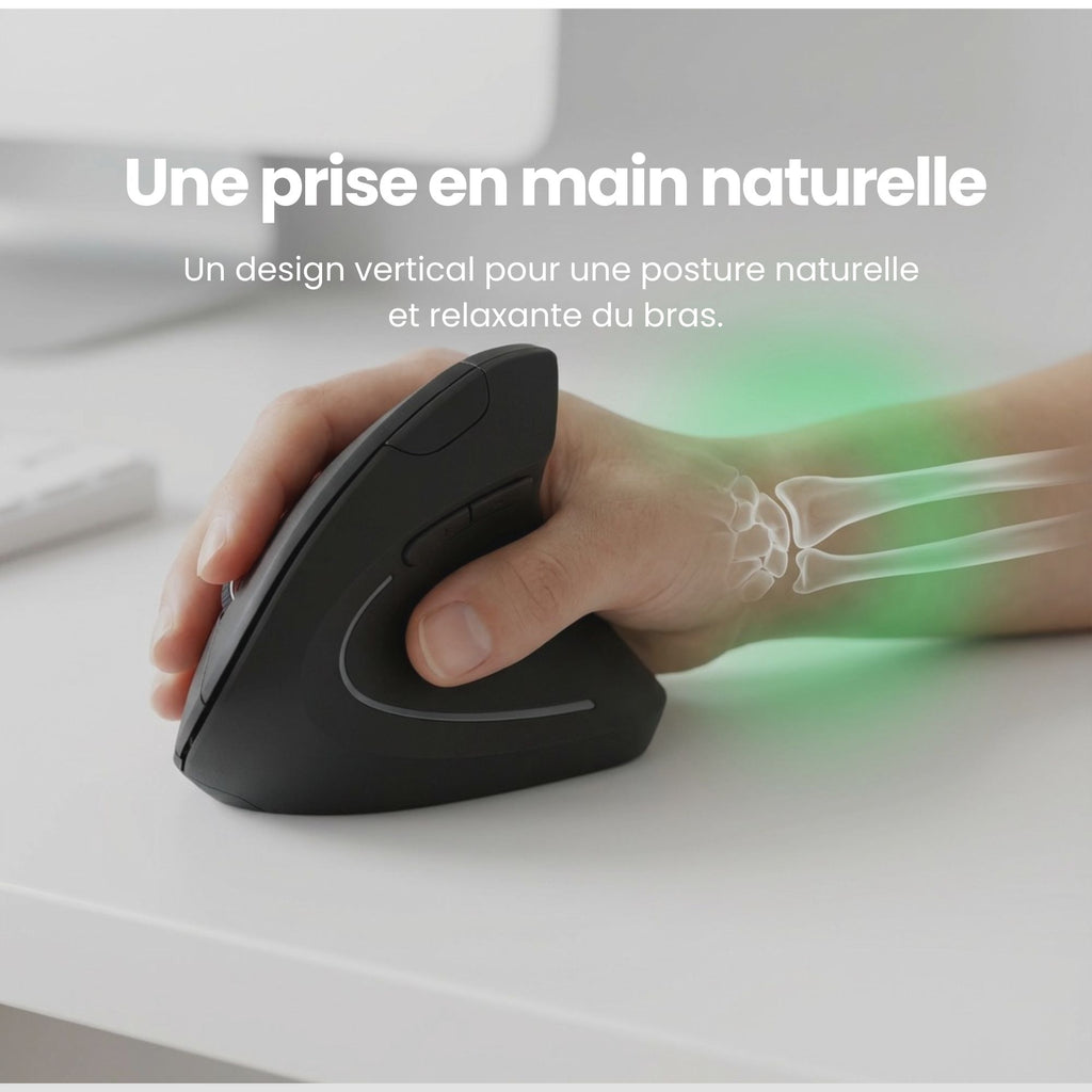 Ergonomic wireless mouse