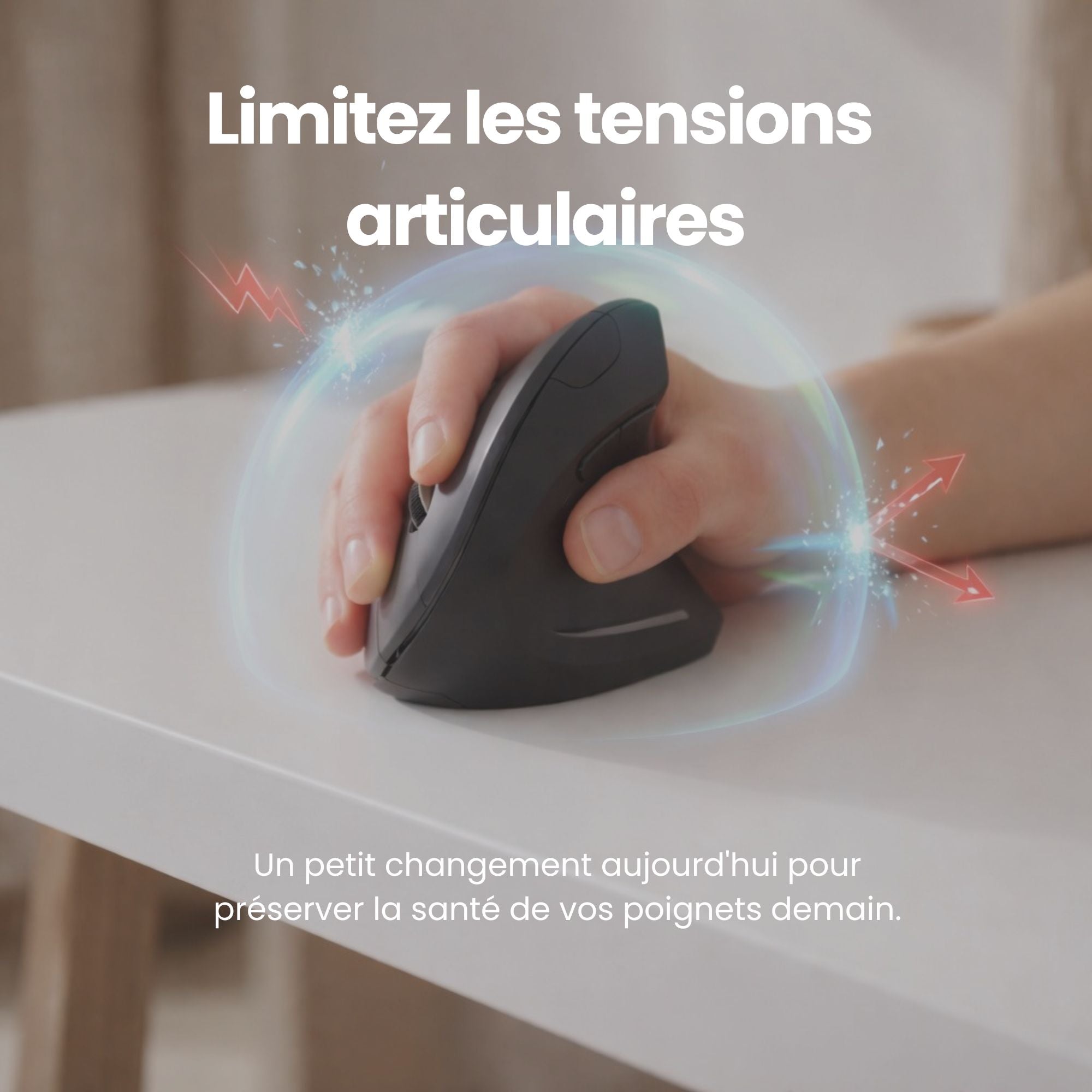 Souris ergonomique sans fil