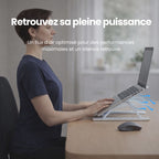 Support pliable pour ordinateur portable