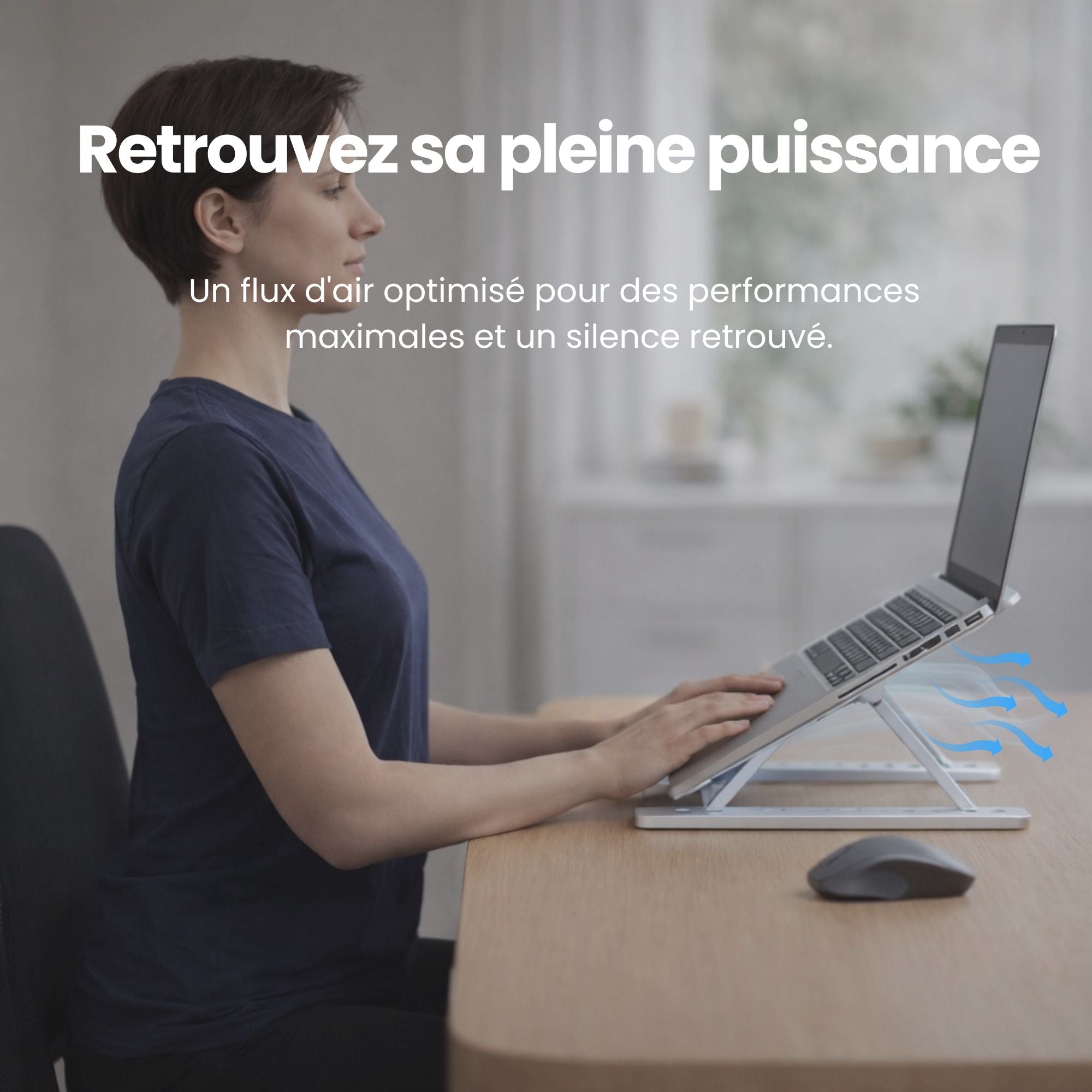 Support pliable pour ordinateur portable