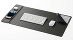 Tapis de bureau avec recharge intégrée
