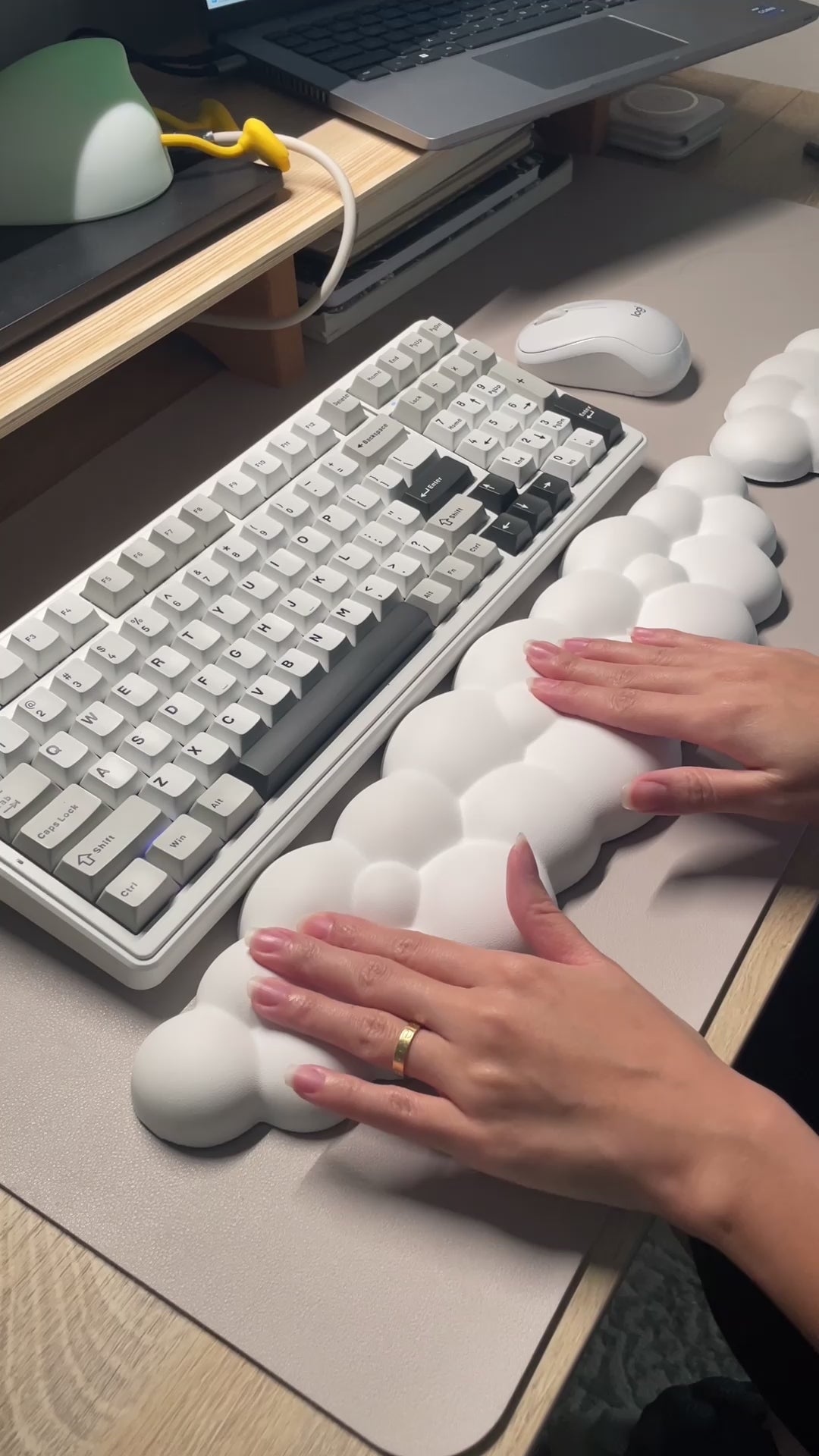 Repose-poignets nuage